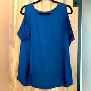 Open shouldered blouse